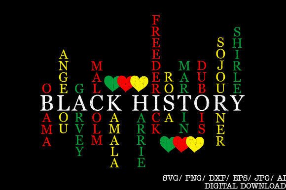 Black History Month Png Celebrate School Graphics for T-Shirt Designs