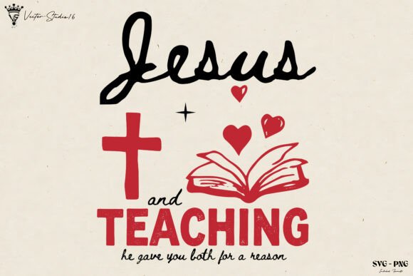 Christian Jesus and Teaching SVG PNG Graphics