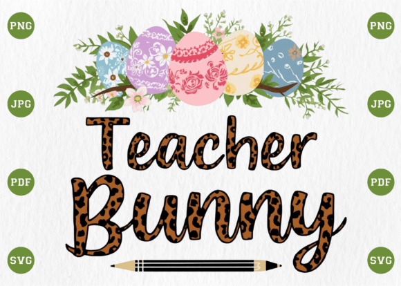 Easter Bunny Graphics for T-Shirt Designs