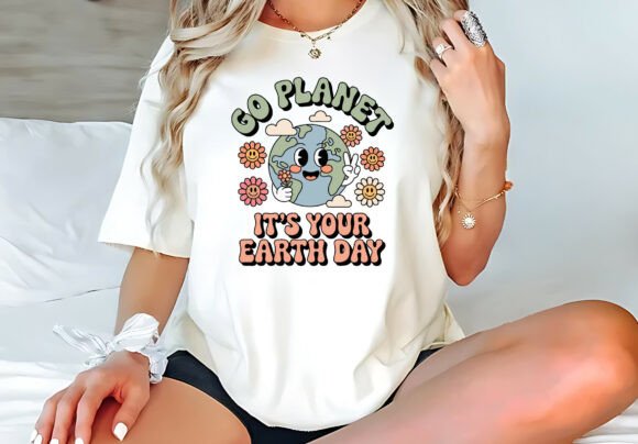 Go Planet Earth Day Teacher Graphics & T-Shirt Designs