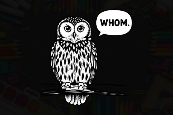Little Owl Asks Whom: Graphics for T-Shirt Designs