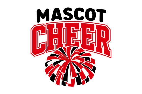Mascot Cheer SVG: Graphics for T-Shirt Designs