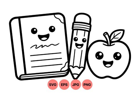 Reviewing Happy School Supplies Clipart for Embroidery