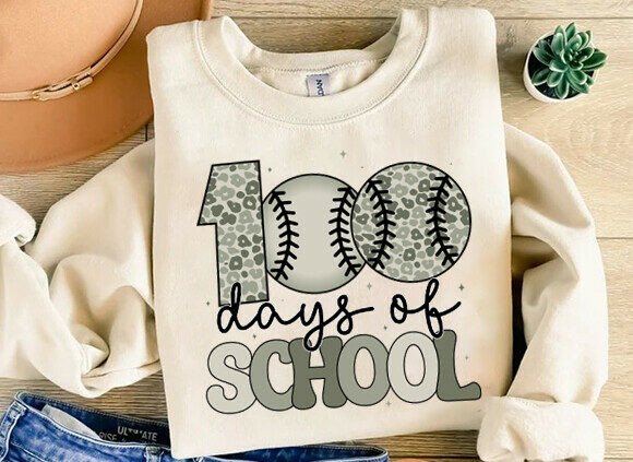 Reviewing the 100 Days of School Baseball Design for Embroidery