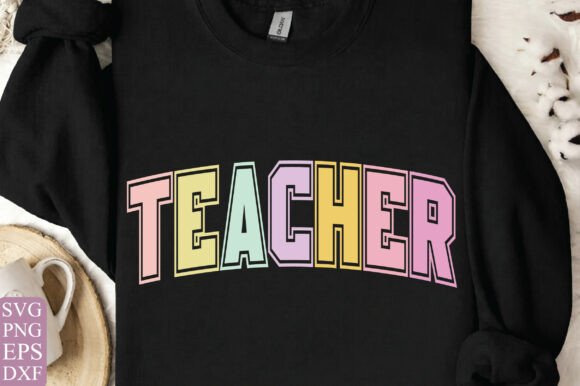 Varsity Teacher Graphics for T-Shirt Designs