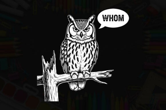 Wise Owl Asks Whom: Graphics for T-Shirt Designs